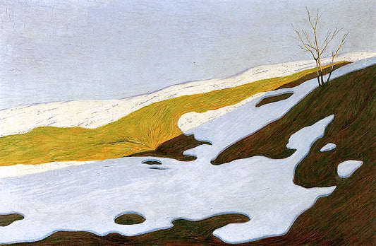In February, vintage artwork by Hans Emmenegger, 12x8" (A4) Poster
