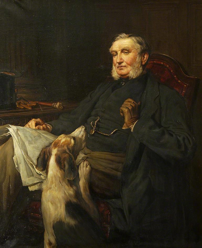 Edward Greene, vintage artwork by Attributed to Frederick George Cotman, 12x8" (A4) Poster