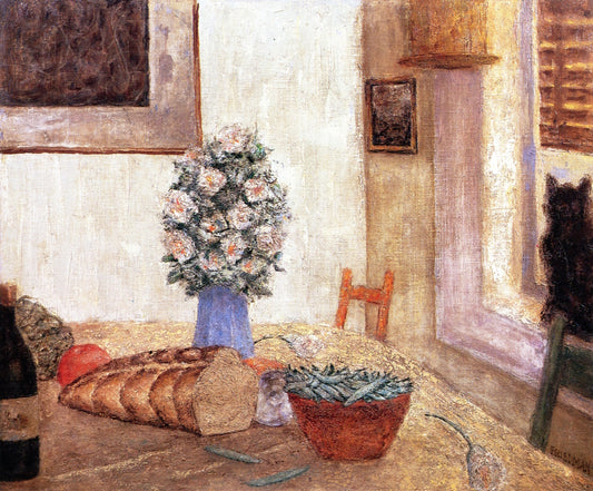 Still Life with Barcha, vintage artwork by Arnold Friedman, 12x8" (A4) Poster