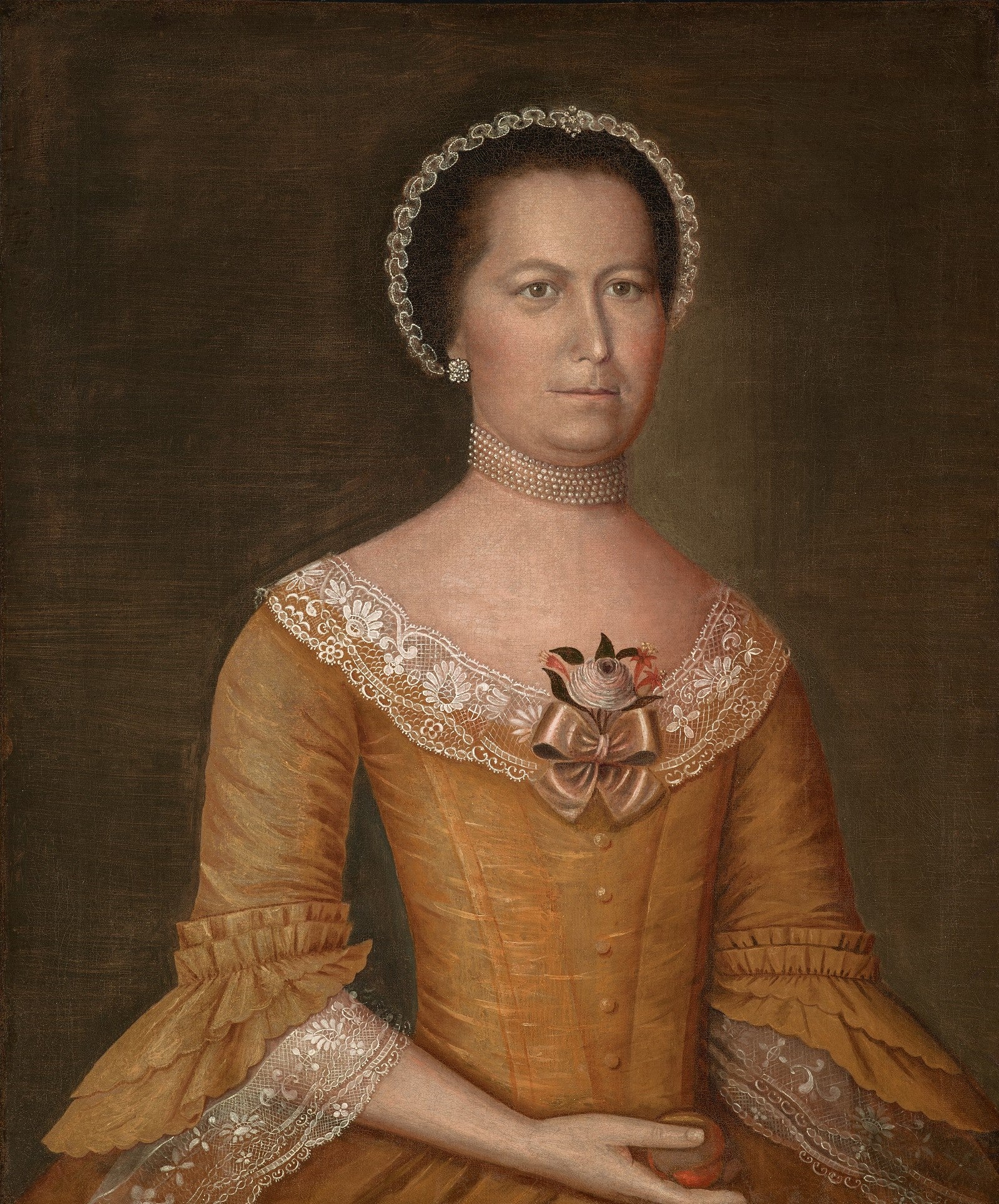 Sarah Badger Noyes (1747-1788), vintage artwork by Joseph Badger, 12x8" (A4) Poster