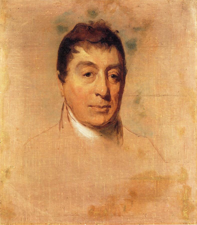 A Life Study of the Marquis de Lafayette, vintage artwork by Thomas Sully, 12x8" (A4) Poster
