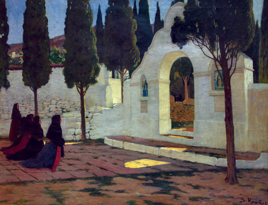 Calvario de Sagunto by Santiago Rusinol Prats,A3(16x12")Poster