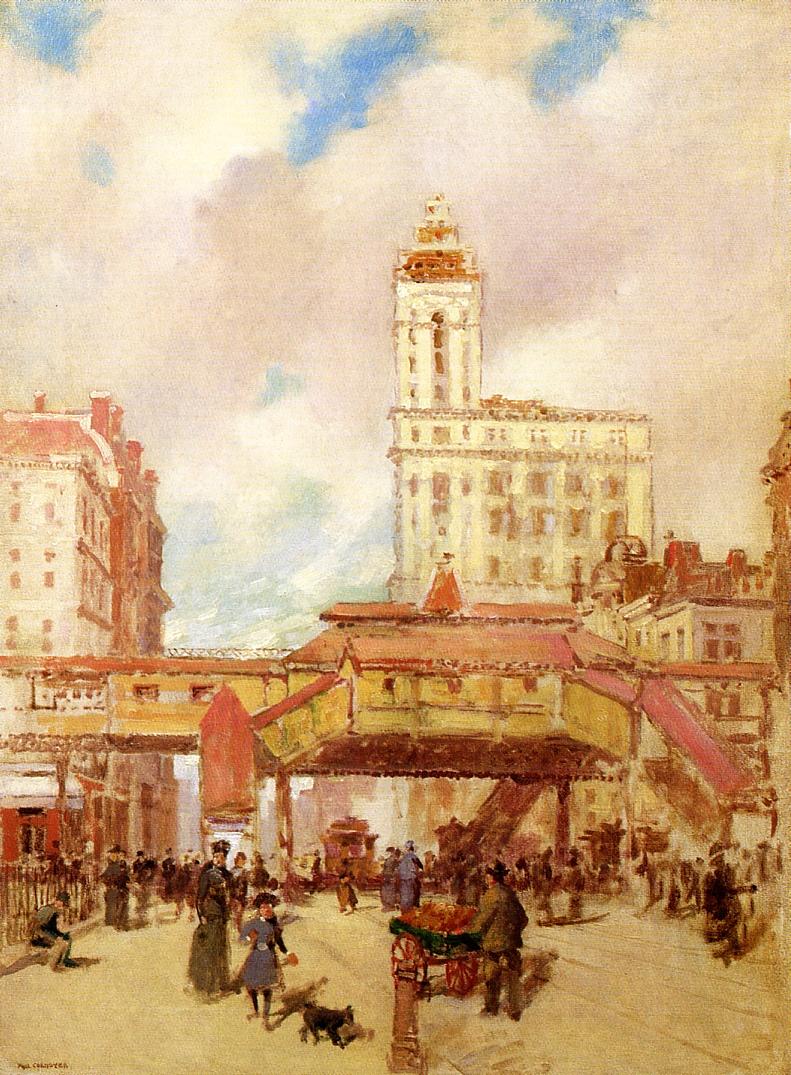 The Third Avenue El by Paul Cornoyer,A3(16x12")Poster