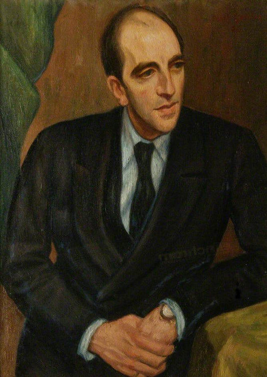 Portrait of John Nicolas Mavrogordato by Mark Gertler,16x12(A3) Poster