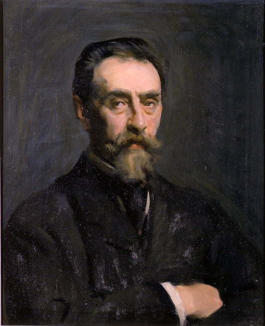 Portrait of William E. Norton, vintage artwork by William Penhallow Henderson, 12x8" (A4) Poster