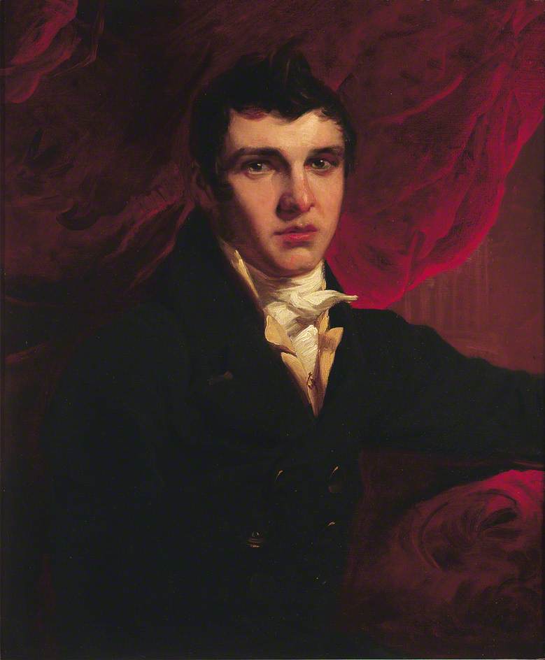 Abraham Goldsmid, vintage artwork by George Henry Harlow, 12x8" (A4) Poster