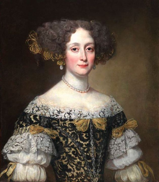 Anna Caffarelli Minuttiba, vintage artwork by Jacob Ferdinand Voet, 12x8" (A4) Poster