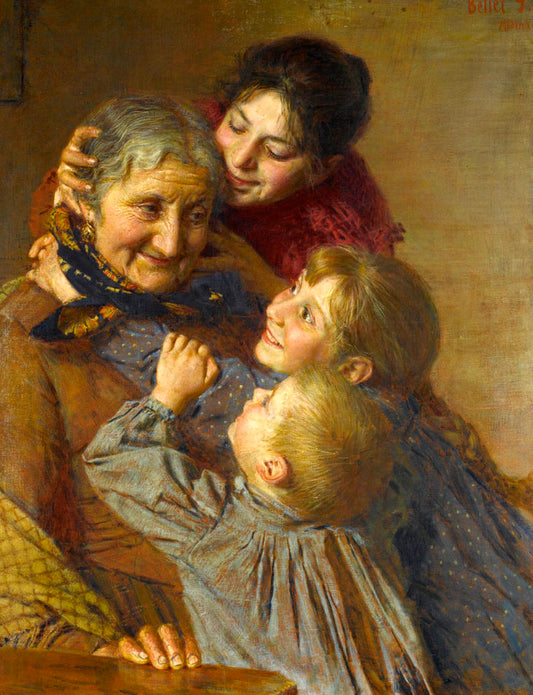 A Tender Moment by Gaetano Bellei,A3(16x12")Poster