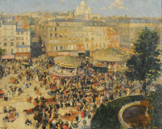 La Place Pigalle by Andre Devambez,A3(16x12")Poster