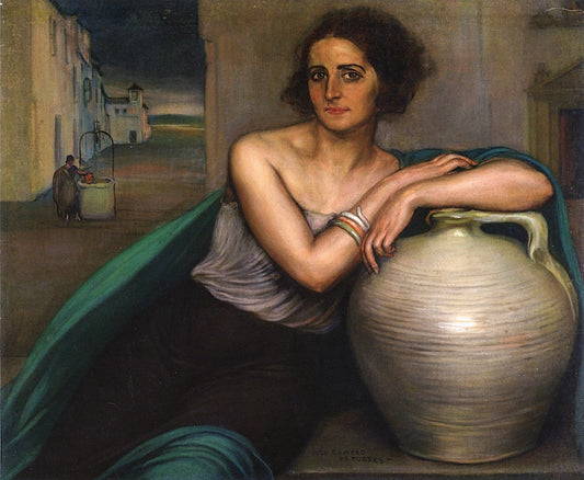 El Pozo by Julio Romero de Torres,16x12(A3) Poster