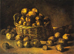 Basket of Potatoes, vintage artwork by Vincent van Gogh, 12x8" (A4) Poster