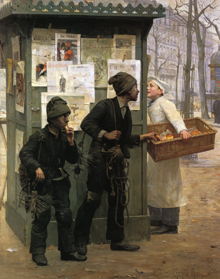 Opportunity Makes the Thief by Paul-Charles Chocarne-Moreau,A3(16x12")Poster
