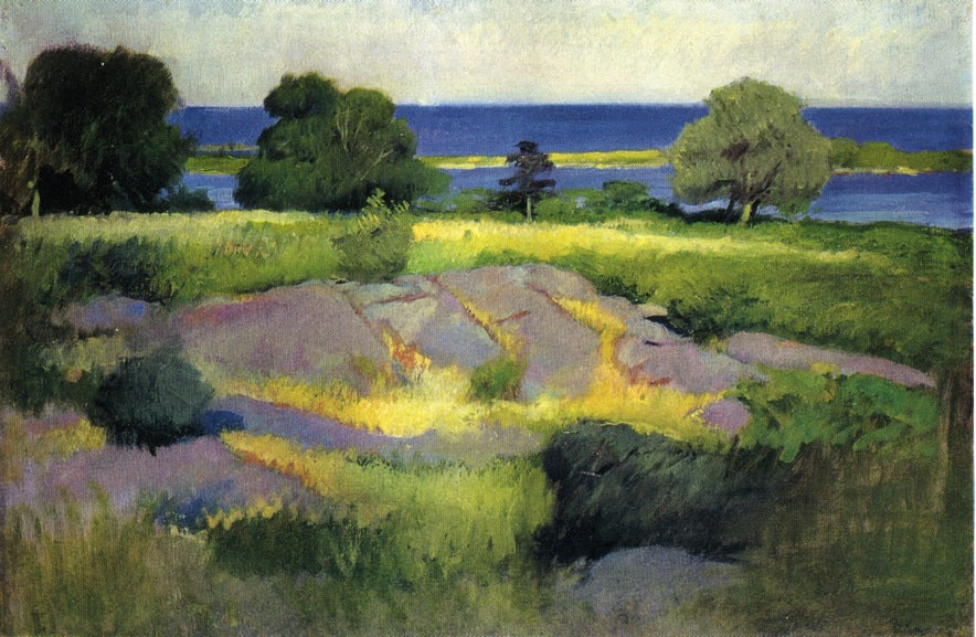 Tidelands, vintage artwork by Frank Duveneck, 12x8" (A4) Poster