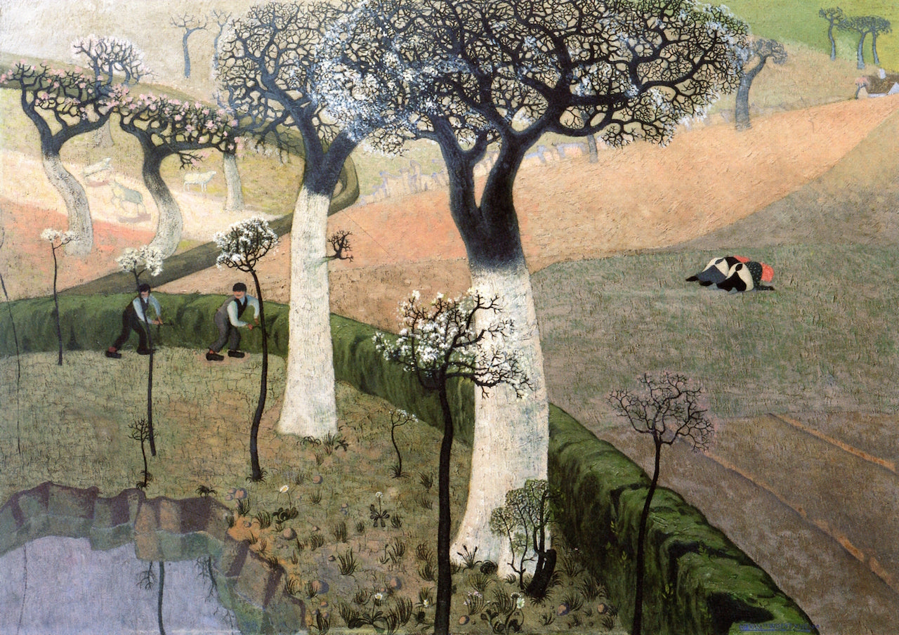 Spring in the Country by Gustave Van de Woestyne,16x12(A3) Poster