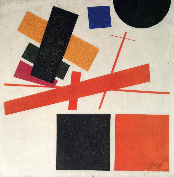 Suprematism: Nonobjective Composition by Kasimir Malevich,16x12(A3) Poster