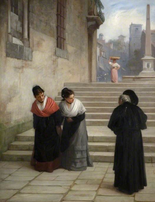 His Reverence, vintage artwork by Philip Hermogenes Calderon, 12x8" (A4) Poster