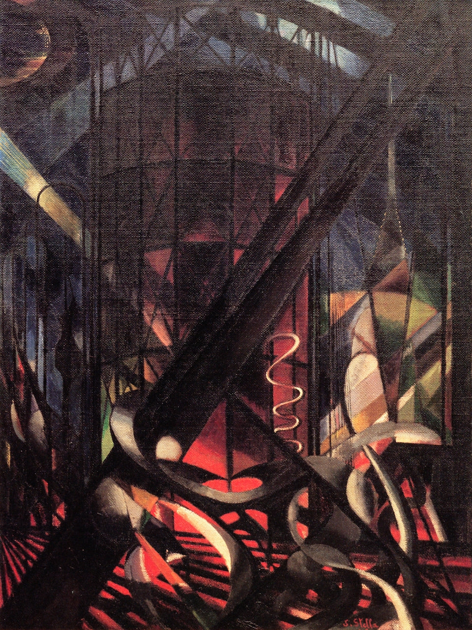 American Landscape by Joseph Stella,16x12(A3) Poster