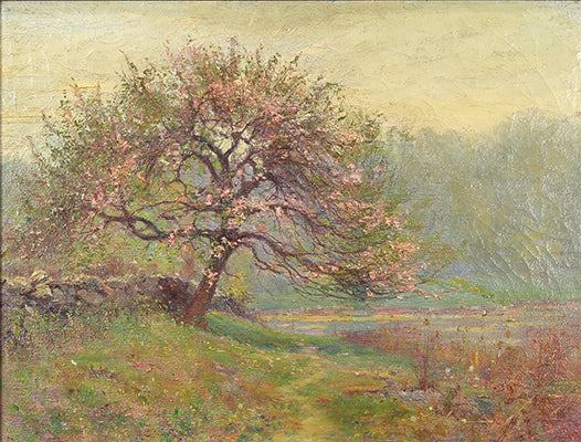 Connecticut Spring Blossoms, vintage artwork by Theodore Robinson, 12x8" (A4) Poster