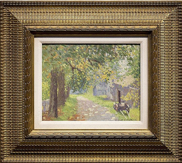Rockport, vintage artwork by Joseph Eliot Enneking, 12x8" (A4) Poster