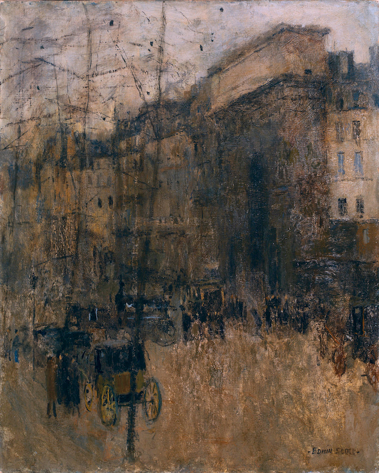 Porte St. Martin no. I, vintage artwork by Frank Edwin Scott, 12x8" (A4) Poster