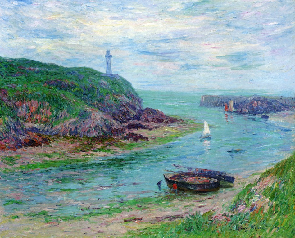 Doëlan, Low Tide by Henry Moret,A3(16x12")Poster