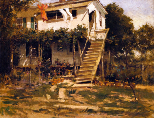 My Studio, East Gloucester, vintage artwork by Paul Cornoyer, 12x8" (A4) Poster