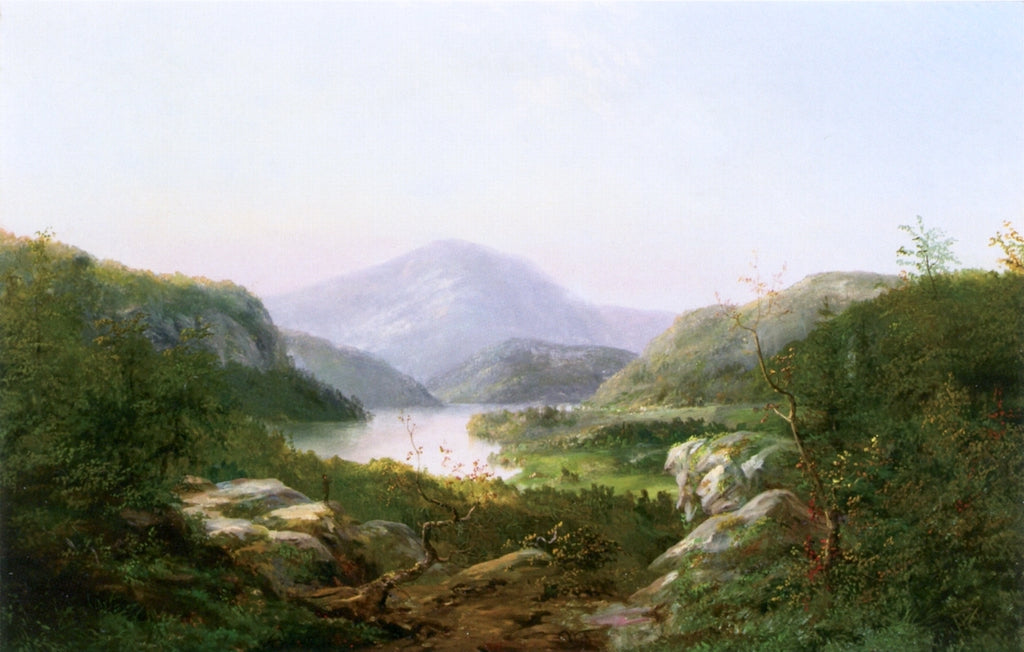 Grandfather Mountain, North Carolina, vintage artwork by William Charles Anthony Frerichs, 12x8" (A4) Poster
