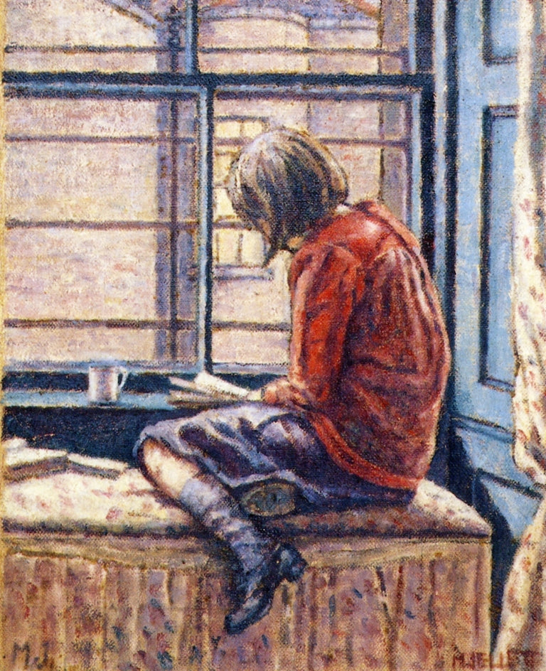 abbin in the Nursery at Fitzwilliam Square by Mainie Jellett,16x12(A3) Poster