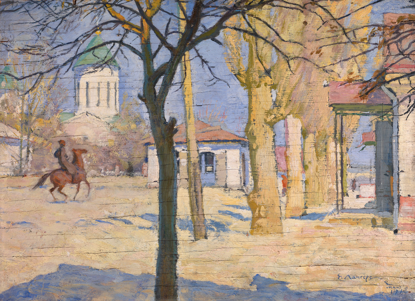 Temir Khan Choura, Dagestan, vintage artwork by Evgeny Lanceray, 12x8" (A4) Poster