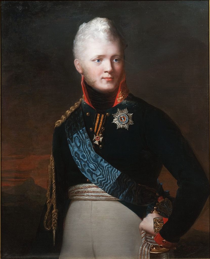 Alexander I of Russia, vintage artwork by Jean Laurent Mosnier, 12x8" (A4) Poster