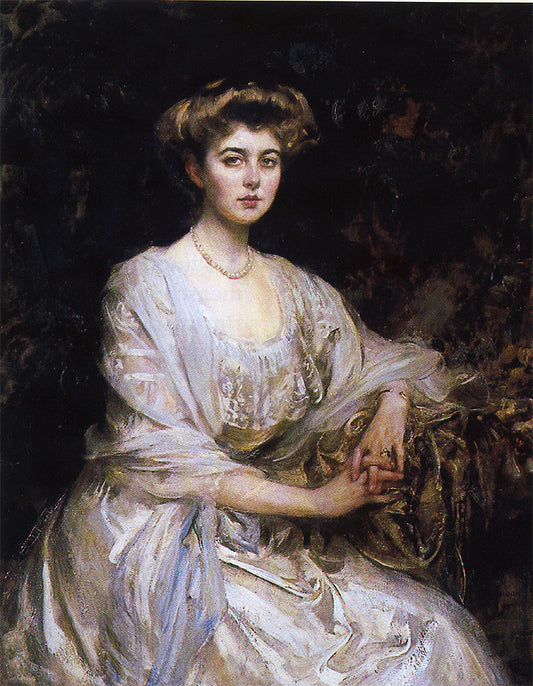 Princess Margaret "Daisy" of Connaught, later Queen consort to Gustav Adolf VI of Sweden, vintage artwork by Sir James Jebusa Shannon, 12x8" (A4) Poster