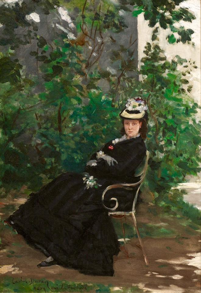 Portrait of Madame Alice Hoschede, vintage artwork by Charles Auguste Émile Durand, 12x8" (A4) Poster