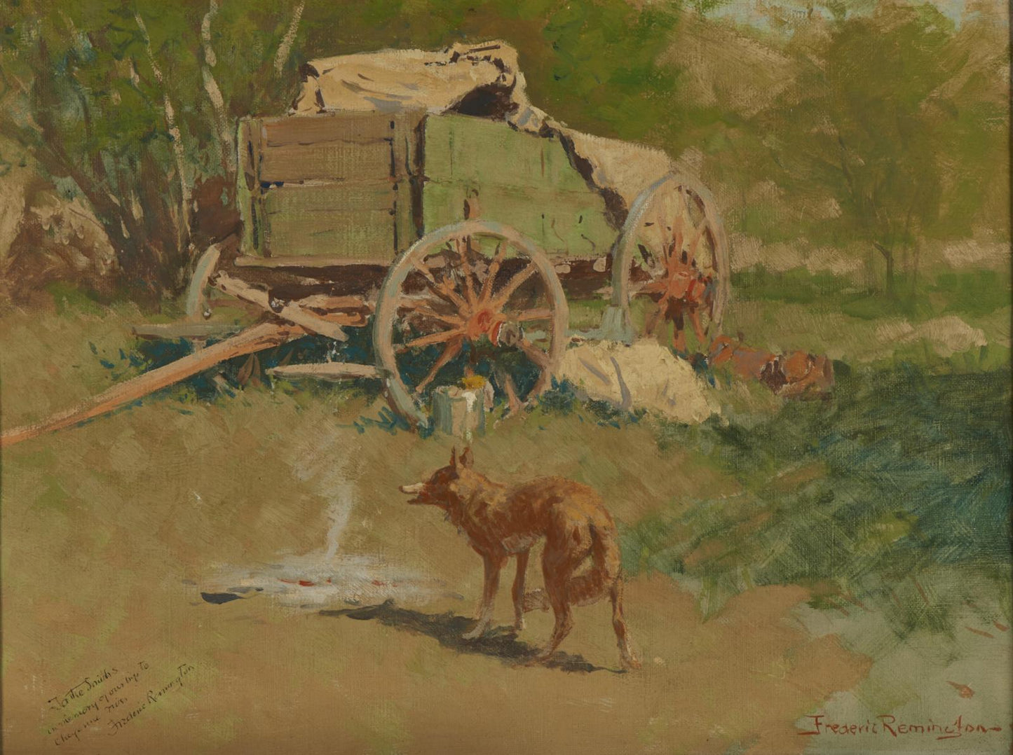 After the Bacon Rinds by Frederic Remington,A3(16x12")Poster