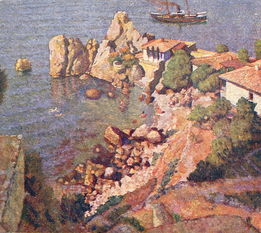 Gurzuf, vintage artwork by Ilya Mashkov, 12x8" (A4) Poster
