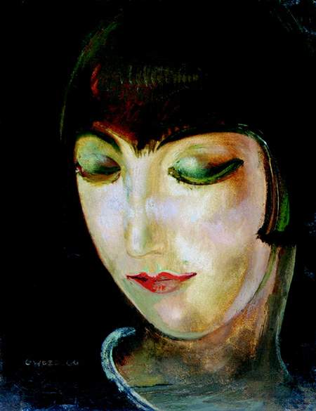Kiki de Montparnasse, vintage artwork by Gustav Gwozdecki, 12x8" (A4) Poster