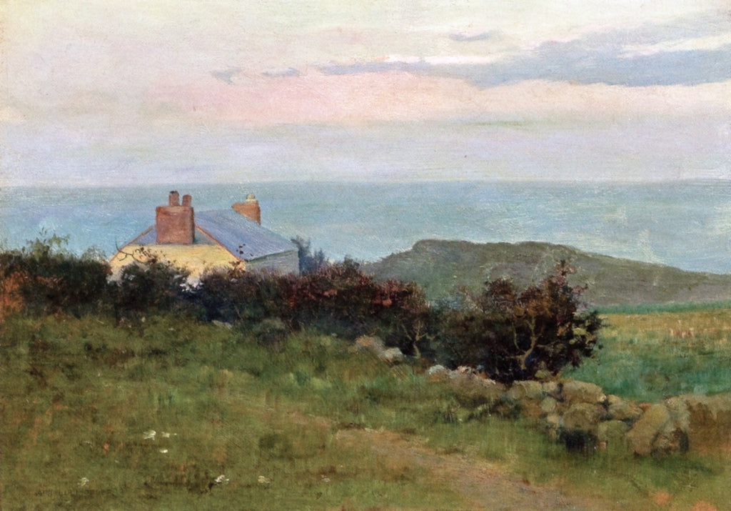Shinnecock Landscape, vintage artwork by Arthur Hoeber, 12x8" (A4) Poster