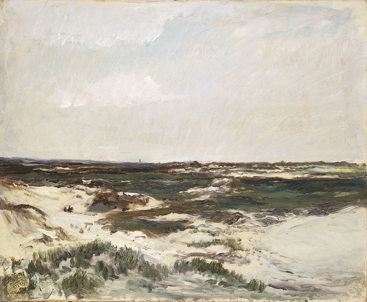 The Dunes at Camiers, vintage artwork by Charles-François Daubigny, A3 (16x12") Poster Print