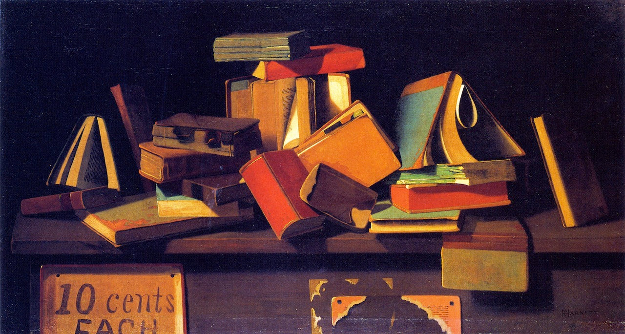 Discarded Treasures, vintage artwork by John Frederick Peto, 12x8" (A4) Poster