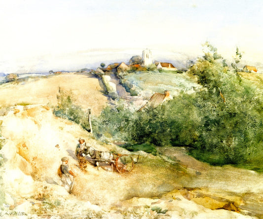 A Summer's Toil, vintage artwork by Edward Arthur Walton, R.S.A., P.R.S.W., 12x8" (A4) Poster