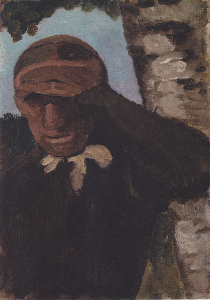 Old Farmer, vintage artwork by Paula Modersohn-Becker, 12x8" (A4) Poster