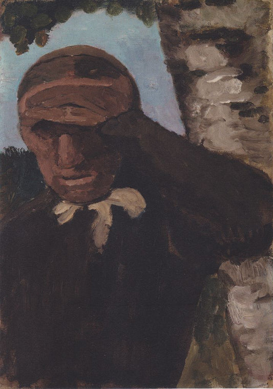 Old Farmer, vintage artwork by Paula Modersohn-Becker, 12x8" (A4) Poster