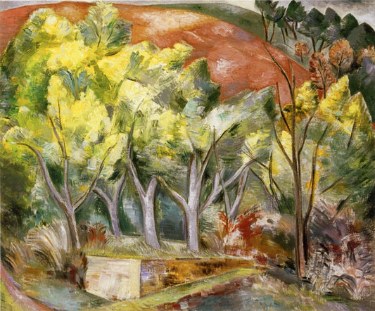 Mimosa Wood, vintage artwork by Paul Nash, 12x8" (A4) Poster