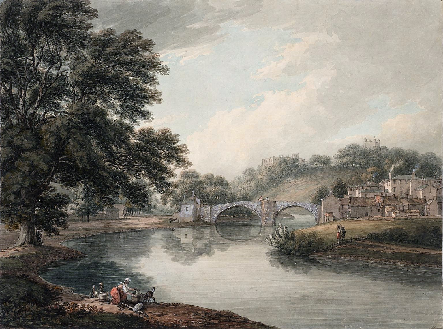 Appleby , vintage artwork by Thomas Hearne, 12x8" (A4) Poster