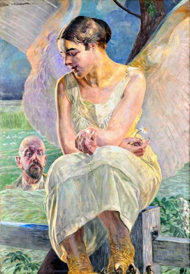 Intermezzo by Jacek Malczewski,A3(16x12")Poster