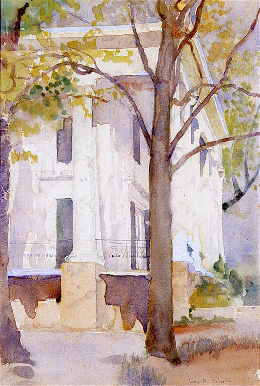 The Henry Grady House, vintage artwork by Lucy May Stanton, 12x8" (A4) Poster