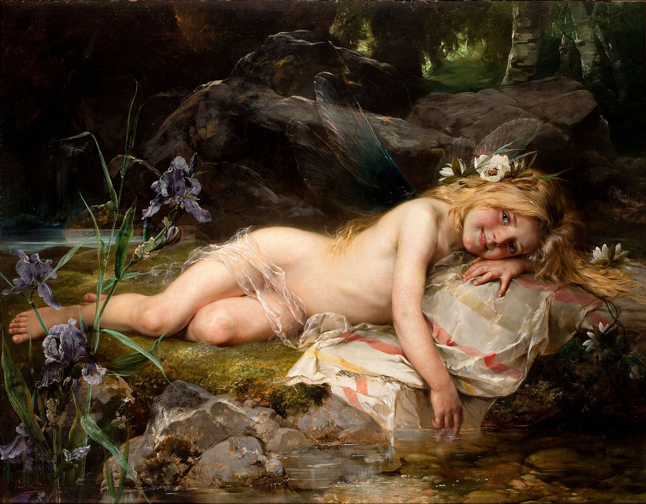 Forest Nymph by Paul Hermann Wagner,A3(16x12")Poster