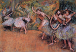 Ballet Scene, vintage artwork by Edgar Degas, 12x8" (A4) Poster