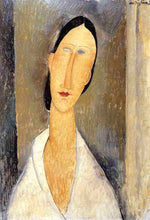 Hanka Zborowska, vintage artwork by Amedeo Modigliani, 12x8" (A4) Poster