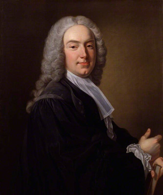 Portrait of William Murray, 1st Earl of Mansfield, vintage artwork by Jean-Baptiste Van Loo, 12x8" (A4) Poster
