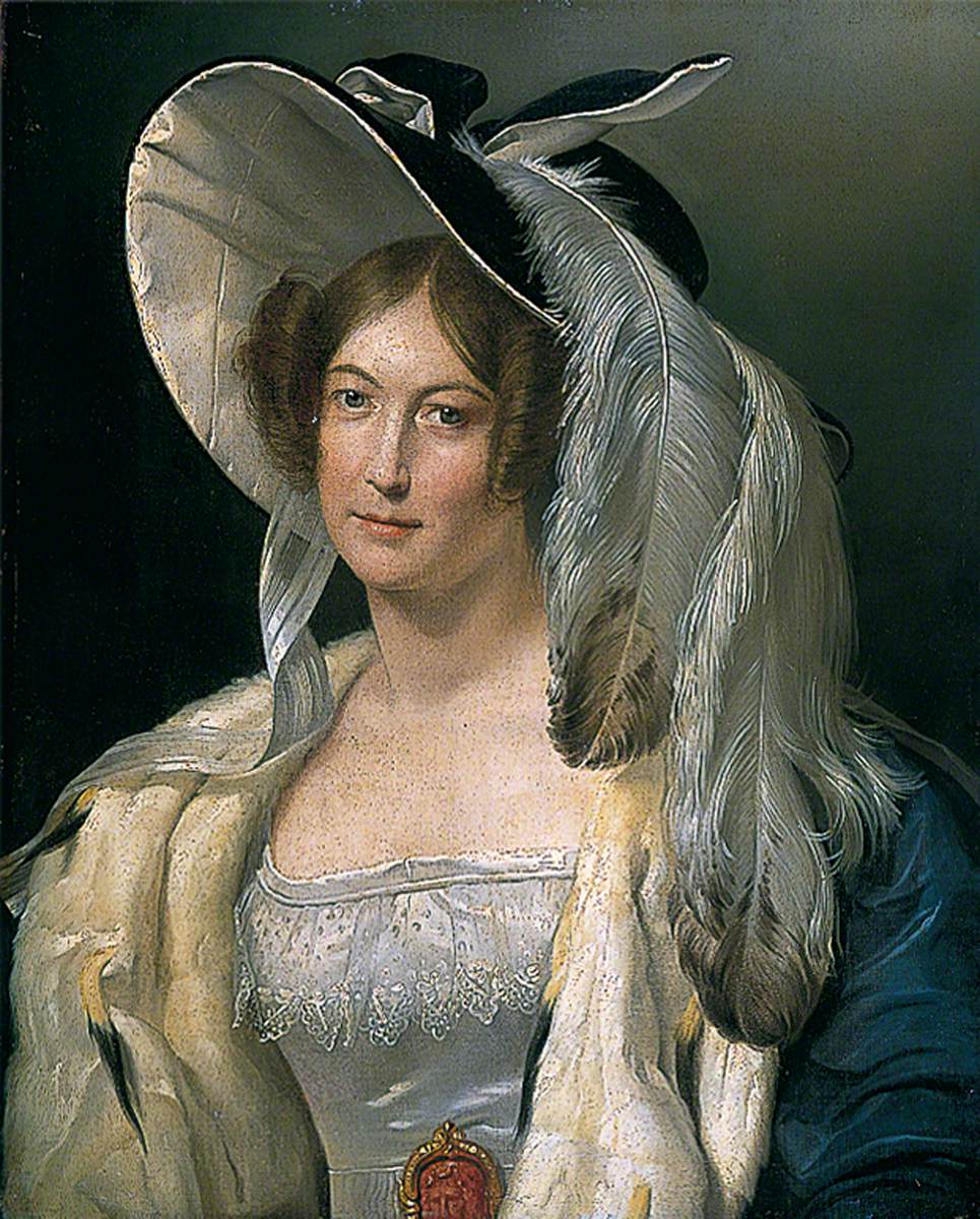 Duchess of Kent (1786-1861), vintage artwork by George Henry Harlow, 12x8" (A4) Poster